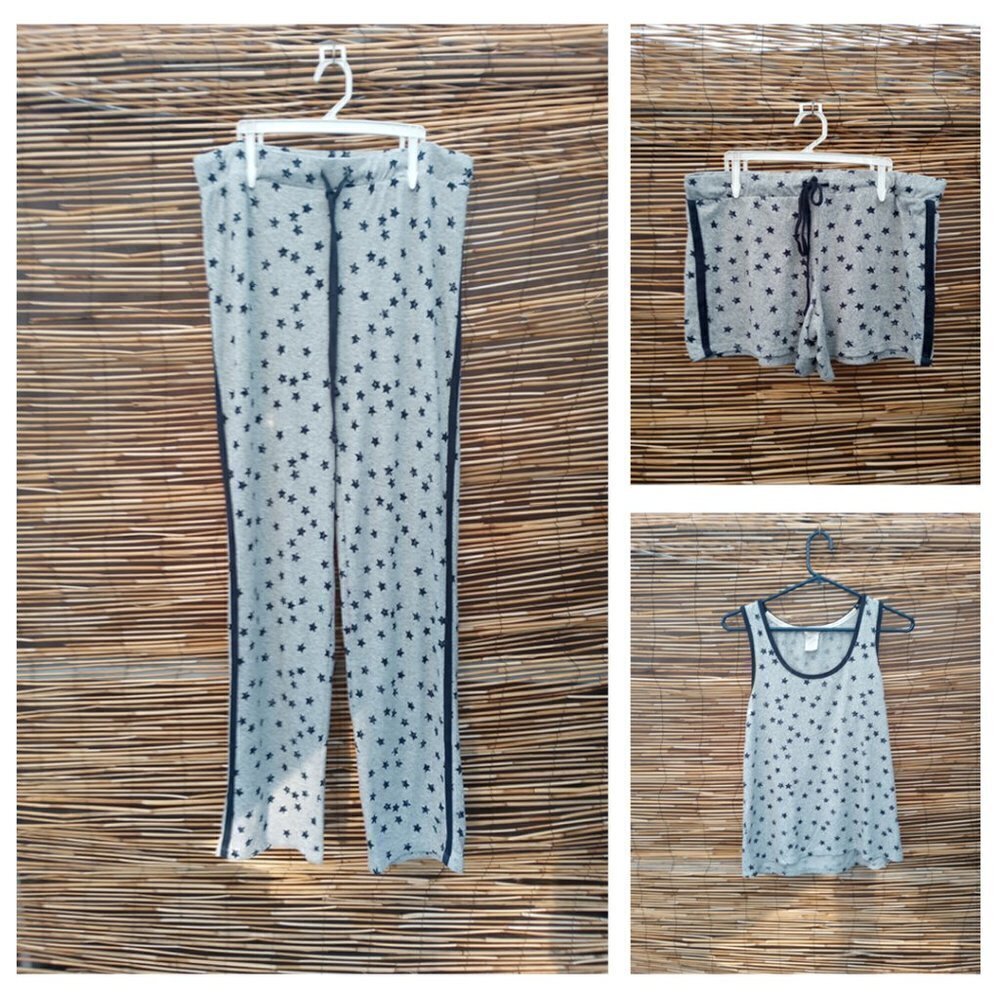 Lucky Brand 3pc Pajama Set  M